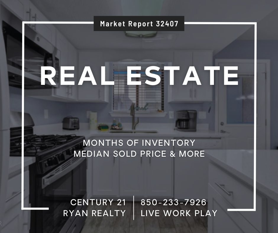 Learn more about real estate market trends in 32407, including months supply of inventory, median days on market, and median sold price.