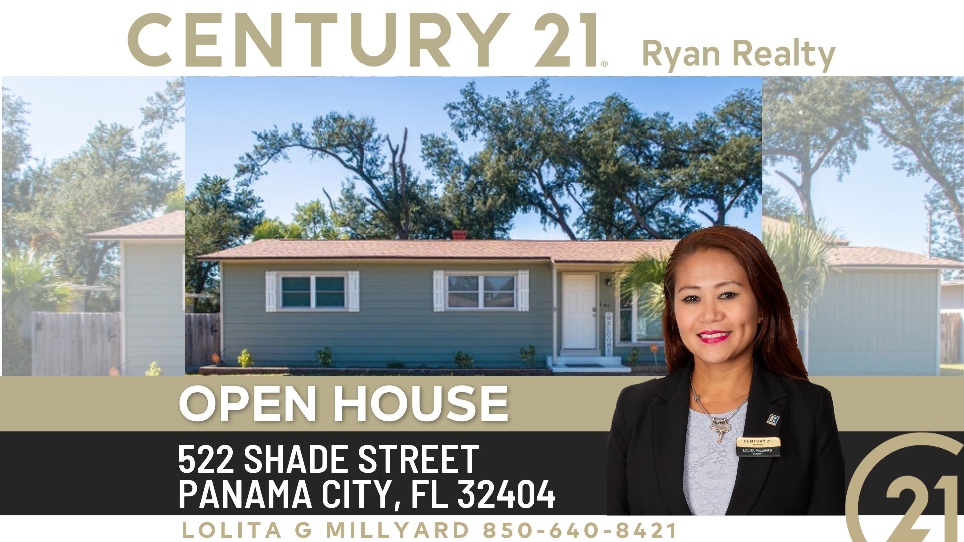 Open House This Weekend | 522 Shade Street, Parker FL | 3-Bedroom Home Near Tyndall AFB